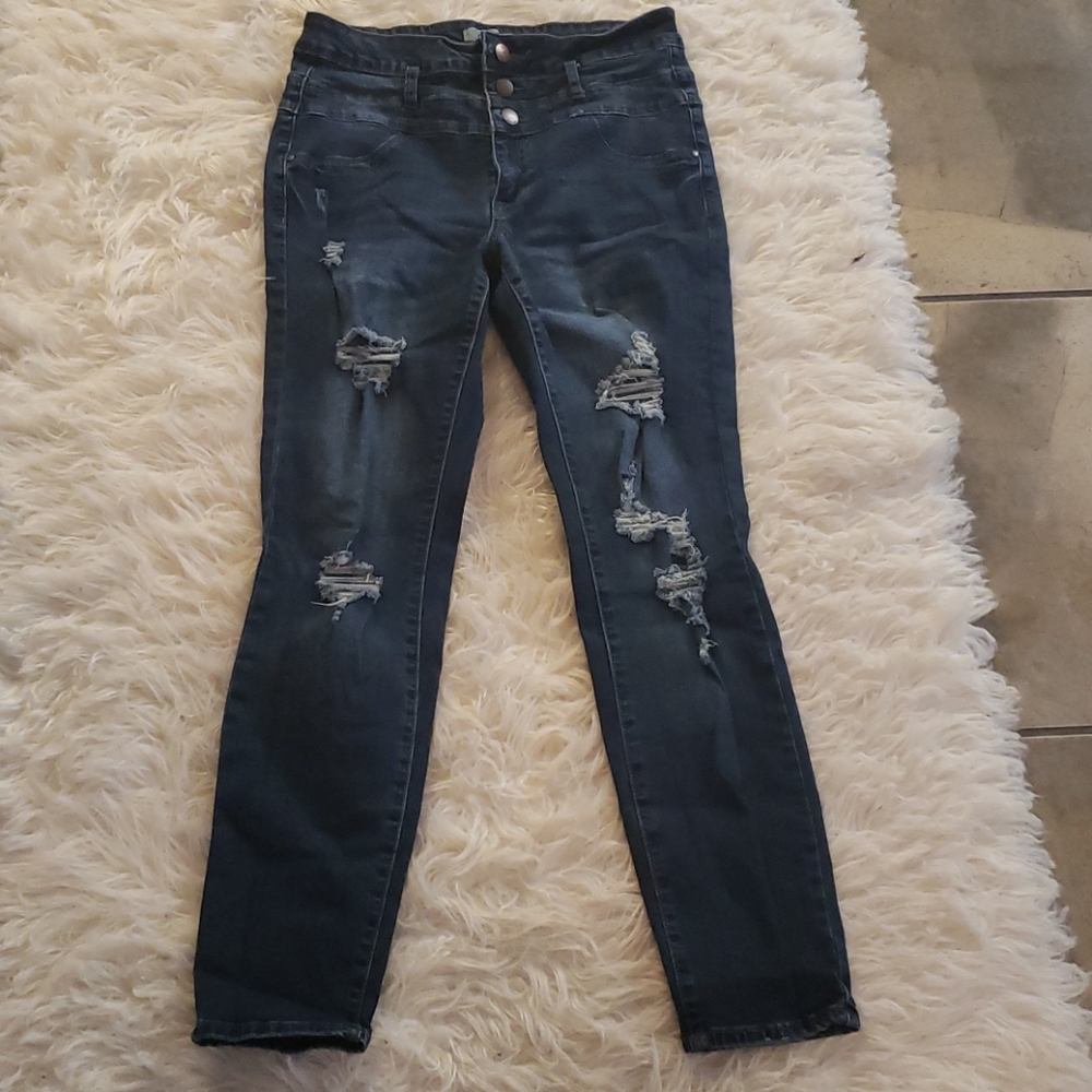 Charlotte russe ripped jeans